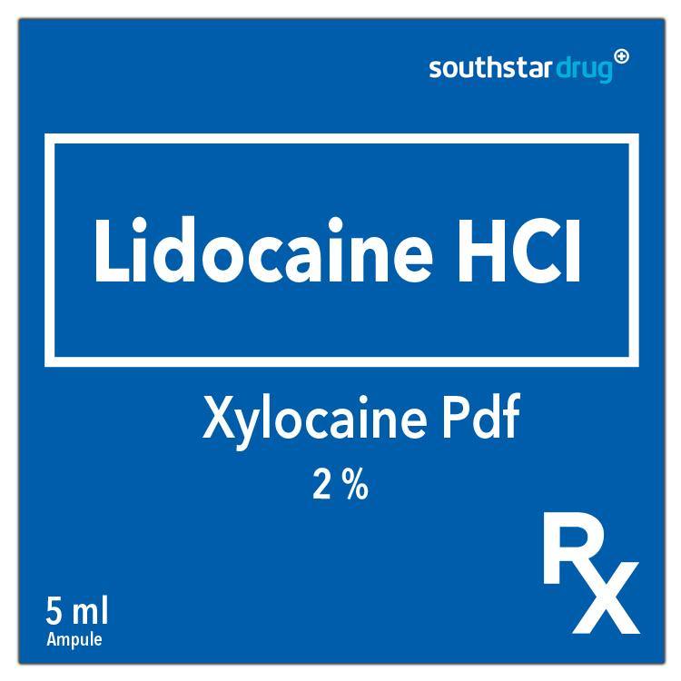 Rx: Xylocaine PDF 2% 5ml Ampule - Southstar Drug